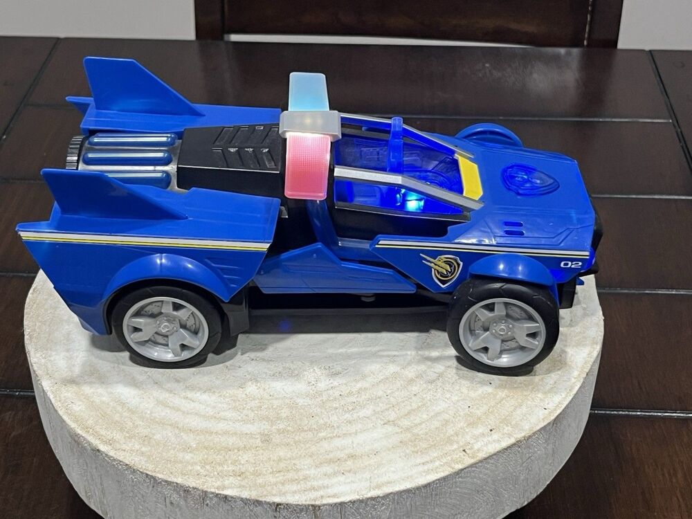 PAW Patrol Chase Transforming Movie Cruiser Toy Car - Lights & Sounds WORKS